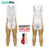 COLLANT CYCLISTE HIVER HOMME / MARRON - CUBIC+ cuissard long homme GT-Cycle Outdoor Store 