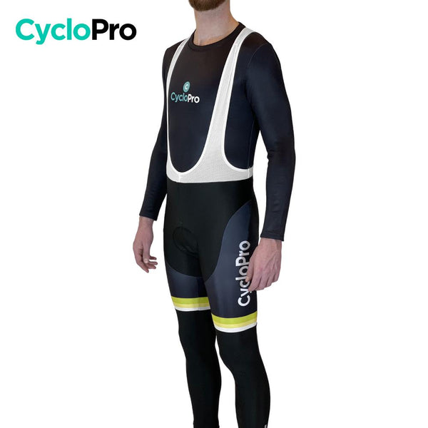 COLLANT CYCLISTE JAUNE ÉVASION+ - AUTOMNE - HOMME cuissard long homme GT-Cycle Outdoor Store 
