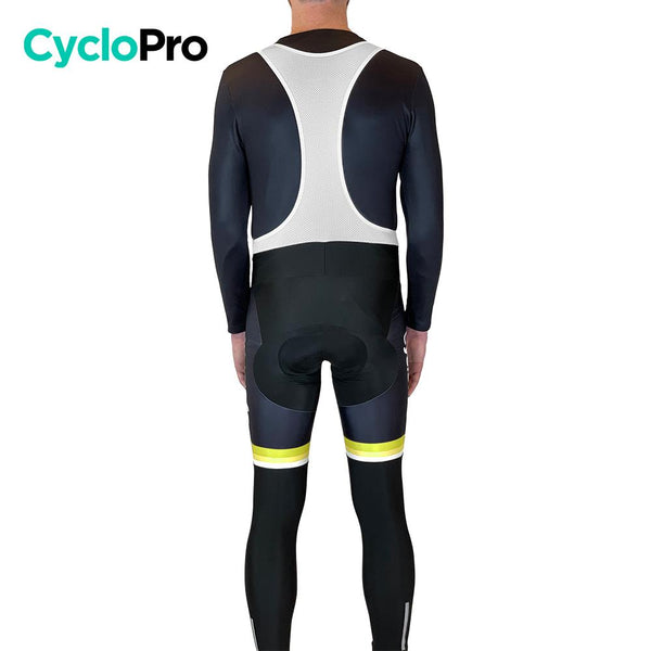 COLLANT CYCLISTE JAUNE ÉVASION+ - AUTOMNE - HOMME cuissard long homme GT-Cycle Outdoor Store 