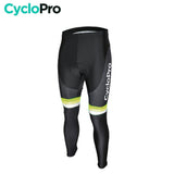 COLLANT CYCLISTE JAUNE ÉVASION+ - AUTOMNE - HOMME cuissard long homme GT-Cycle Outdoor Store XS Sans Bretelles 