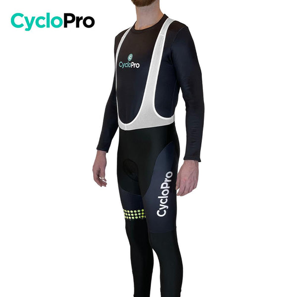 COLLANT CYCLISTE JAUNE LIBERTY+ - AUTOMNE - HOMME cuissard long homme GT-Cycle Outdoor Store 