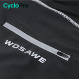 COLLANT CYCLISTE LISERE BLANC - AUTOMNE - HOMME Cuissard long pour cycliste homme CycloPro 