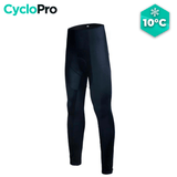 COLLANT CYCLISTE NOIR - AUTOMNE - HOMME cuissard long homme GT-Cycle Outdoor Store Sans bretelles 4XL 