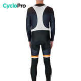COLLANT CYCLISTE ORANGE ÉVASION+ - AUTOMNE - HOMME cuissard long homme GT-Cycle Outdoor Store 
