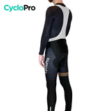 COLLANT CYCLISTE ORANGE LIBERTY+ - AUTOMNE - HOMME cuissard long homme GT-Cycle Outdoor Store 