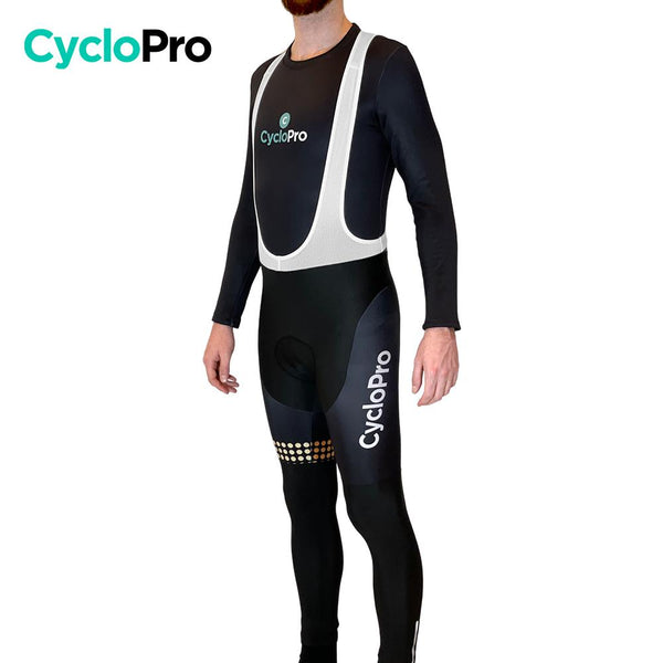 COLLANT CYCLISTE ORANGE LIBERTY+ - AUTOMNE - HOMME cuissard long homme GT-Cycle Outdoor Store 
