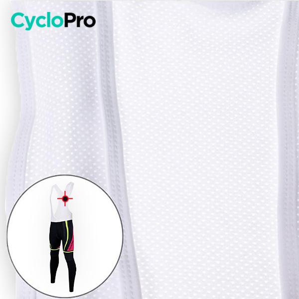 COLLANT CYCLISTE POUR FEMMES AUTOMNE BLANC - OPTIMUM+ Collant automne femme CycloPro 