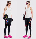 COLLANT CYCLISTE POUR FEMMES AUTOMNE - PAINT+ Collant cyclisme femme CycloPro 