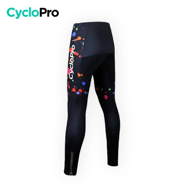 COLLANT CYCLISTE POUR FEMMES AUTOMNE - PAINT+ Collant cyclisme femme CycloPro 