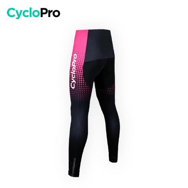 COLLANT CYCLISTE POUR FEMMES AUTOMNE - PINK BUBBLE Collant automne femme CycloPro 