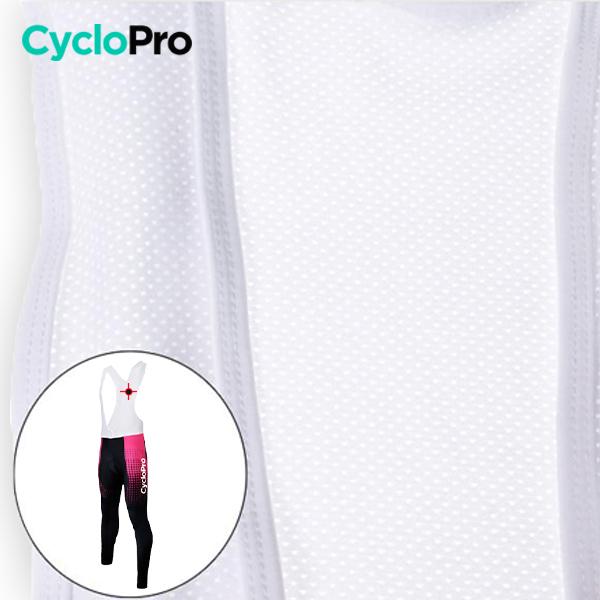 COLLANT CYCLISTE POUR FEMMES AUTOMNE - PINK BUBBLE Collant automne femme CycloPro 