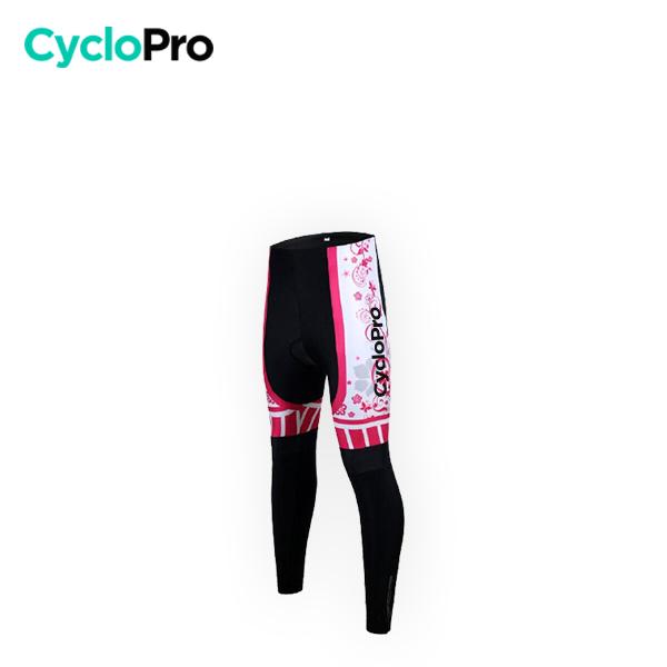 COLLANT CYCLISTE POUR FEMMES HIVER - FLORIS+ Collant automne femme CycloPro Sans XS 