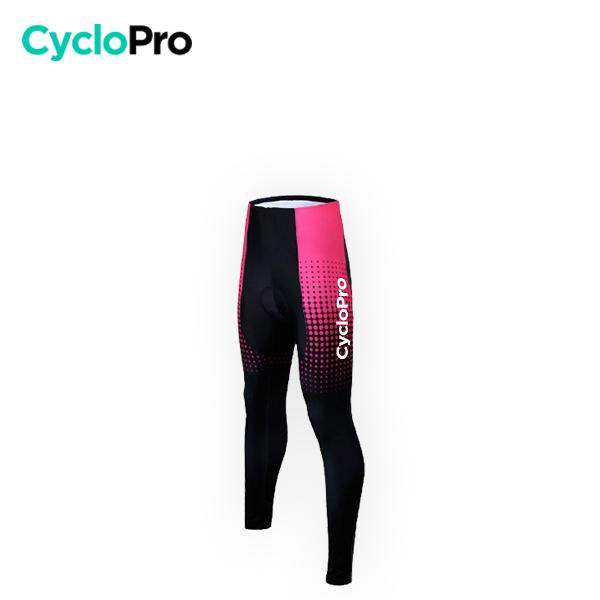 COLLANT CYCLISTE POUR FEMMES HIVER - PINK BUBBLE Collant automne femme CycloPro Sans XS 