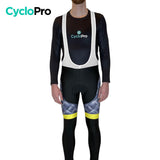 COLLANT CYCLISTE RAIN+ - HIVER - DESTOCKAGE collant thermique homme Cyclo Pro XS Avec Bretelles 