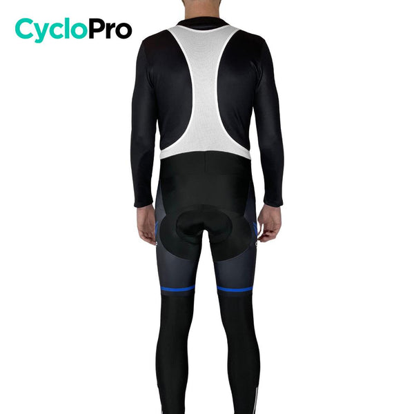 COLLANT CYCLISTE THERMIQUE BLEUE - HIVER - HOMME Cuissard long pour homme GT-Cycle Outdoor Store 