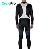 COLLANT CYCLISTE THERMIQUE BLEUE - HIVER - HOMME Cuissard long pour homme GT-Cycle Outdoor Store 
