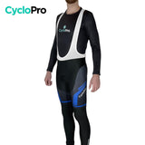 COLLANT CYCLISTE THERMIQUE BLEUE - HIVER - HOMME Cuissard long pour homme GT-Cycle Outdoor Store 