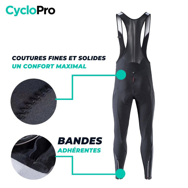 COLLANT CYCLISTE THERMIQUE - PROMAX - DESTOCKAGE Collant thermique vélo homme CycloPro 