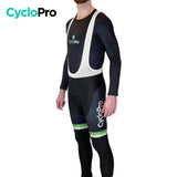 COLLANT CYCLISTE VERT ÉVASION+ - AUTOMNE - HOMME cuissard long homme GT-Cycle Outdoor Store 