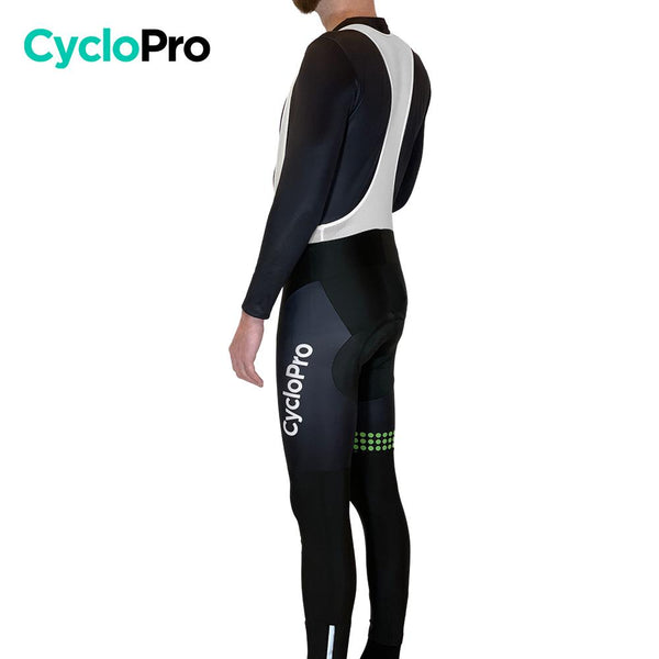 COLLANT CYCLISTE VERT LIBERTY+ - HIVER collant thermique homme GT-Cycle Outdoor Store 