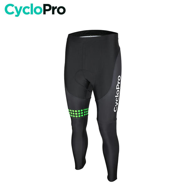 COLLANT CYCLISTE VERT LIBERTY+ - HIVER collant thermique homme GT-Cycle Outdoor Store XS Sans Bretelles 