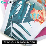 CULOTTE À FLEURS VTT/CYCLISME ABSOR+ - FEMME - DESTOCKAGE Culotte absorbe chocs Cyclo Pro 