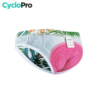 CULOTTE FLEURS HAWAÏENNES VTT/CYCLISME ABSOR+ - FEMME - DESTOCKAGE Culotte absorbe chocs I*Love*Cycling Store S 