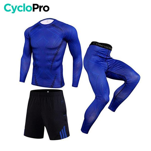 Ensemble running complet - Perform+ Ensemble running GT-Cycle Outdoor Store Ensemble bleu S 