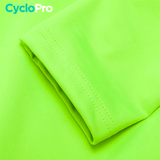 Maillot Coupe-vent et imperméable Jaune - Pro Fit Veste coupe-vent cyclisme CycloPro 