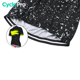 Maillot de cyclisme Jaune - Galaxy+ Maillot court cyclisme GT-Cycle Outdoor Store 