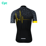 Maillot de cyclisme Jaune - Pulsation+ Maillot court cyclisme GT-Cycle Outdoor Store 