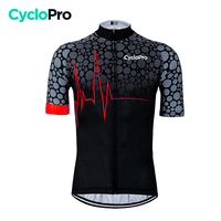 Maillot de cyclisme Rouge - Pulsation+- DESTOCKAGE Maillot court cyclisme GT-Cycle Outdoor Store ROUGE S 