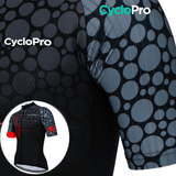 Maillot de cyclisme Rouge - Pulsation+ Maillot court cyclisme GT-Cycle Outdoor Store 