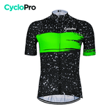 Maillot de cyclisme Vert - Galaxy+ Maillot court cyclisme GT-Cycle Outdoor Store VERT S 