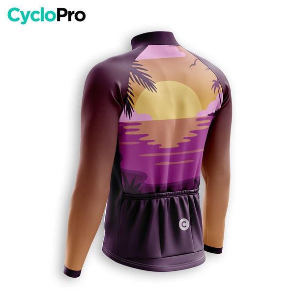 MAILLOT LONG DE CYCLISME AUTOMNE - SUNRISE+ maillot automne cyclisme GT-Cycle Outdoor Store 