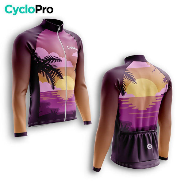 MAILLOT LONG DE CYCLISME AUTOMNE - SUNRISE+ maillot automne cyclisme GT-Cycle Outdoor Store 