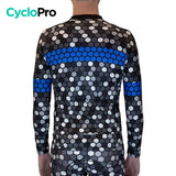 MAILLOT LONG DE CYCLISME BLEU - AUTOMNE - ATMOSPHERE+ Maillot long pour homme GT-Cycle Outdoor Store 