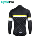 MAILLOT LONG DE CYCLISME JAUNE - AUTOMNE - ROAD+ Maillot long pour homme GT-Cycle Outdoor Store 