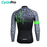 MAILLOT LONG DE CYCLISME VERT - AUTOMNE - PULSATION+ Maillot long pour homme GT-Cycle Outdoor Store 