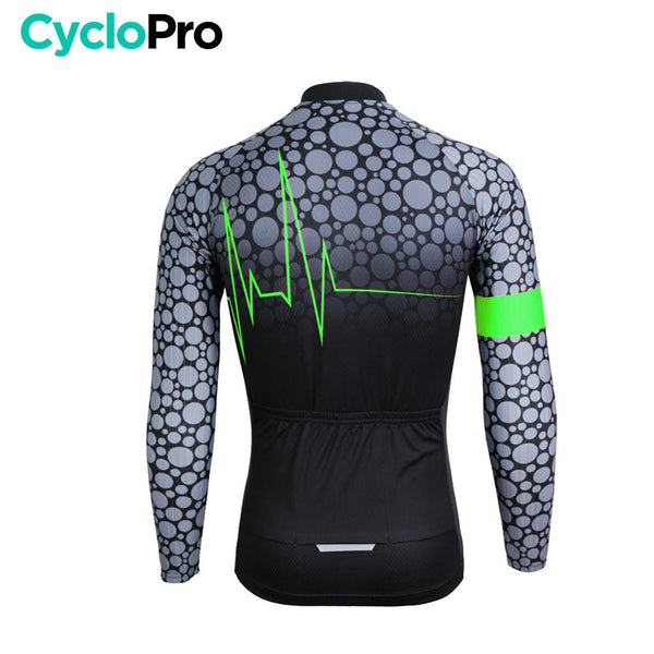 MAILLOT LONG DE CYCLISME VERT - HIVER - PULSATION+ Maillot thermique homme GT-Cycle Outdoor Store 