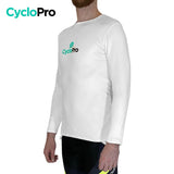 Sous maillot thermique blanc Hiver - Thermo+ - DESTOCKAGE Maillot technique hiver GT-Cycle Outdoor Store 