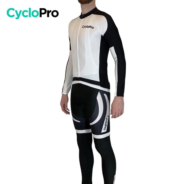 Tenue Cycliste Automne Blanc - Excellium Tenue de cyclisme automne homme GT-Cycle Outdoor Store 