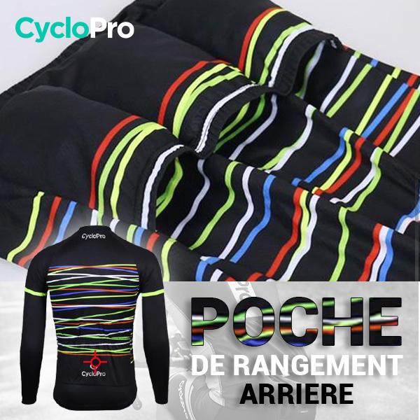 TENUE CYCLISTE AUTOMNE BLANCHE - Happy+ tenue de cyclisme CycloPro 