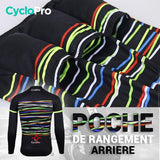 TENUE CYCLISTE AUTOMNE BLANCHE - Happy+ tenue de cyclisme CycloPro 