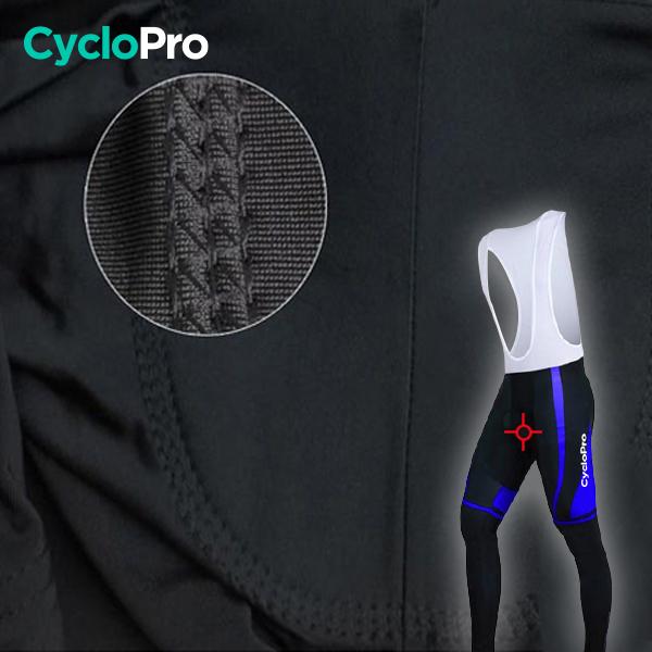 TENUE CYCLISTE AUTOMNE BLEUE - ABSTRACT+ tenue cyclisme homme CycloPro 