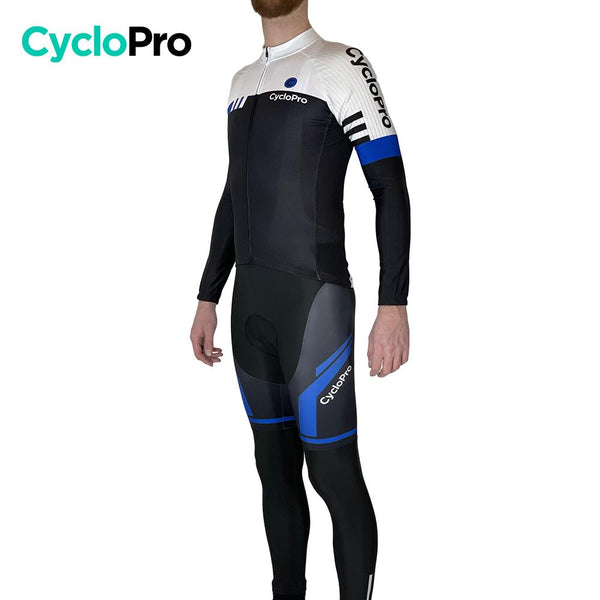 Tenue cycliste Automne Bleue et blanche - Pro+ tenue de cyclisme automne GT-Cycle Outdoor Store 
