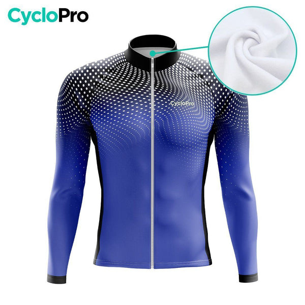TENUE CYCLISTE AUTOMNE HOMME BLEU - DIMENSION+ tenue cyclisme homme CycloPro 