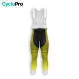TENUE CYCLISTE AUTOMNE HOMME JAUNE - TRACE+ tenue cyclisme homme CycloPro 