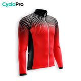 TENUE CYCLISTE AUTOMNE HOMME ROUGE - DIMENSION+ tenue cyclisme homme CycloPro 