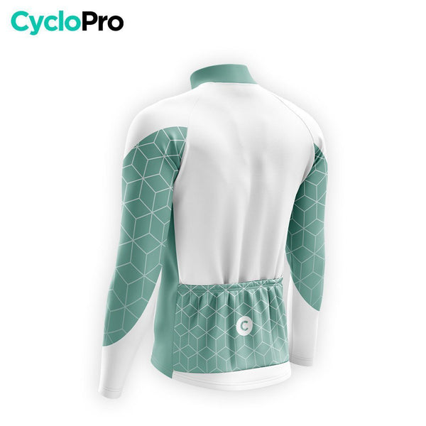 TENUE CYCLISTE AUTOMNE HOMME VERT - CUBIC+ tenue cyclisme homme CycloPro 